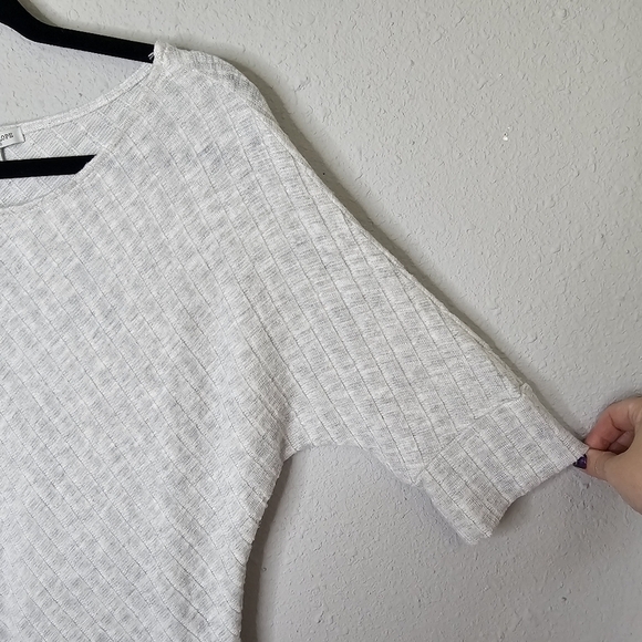 Green‎ Envelope Dolman Short Sleeve Soft Gray Tunic Shirt Size M Medium - Picture 5 of 8